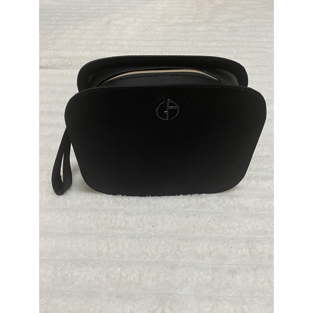GIORGIO ARMANI BEAUTY FRAGRANCE BLACK MAKE UP TRAVEL SIZE POUCH